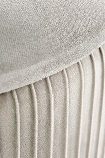 CRICKET pouffe color: light grey