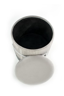 CRICKET pouffe color: light grey