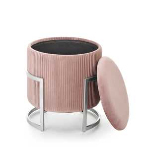 CRICKET pouffe color: light pink