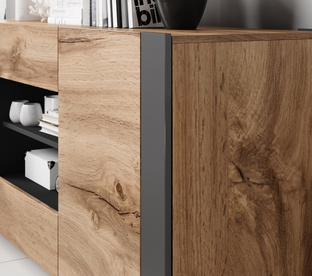WOOD KOMODA WOTAN/ANTRACYT
