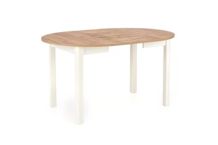 RINGO table, craft oak / white