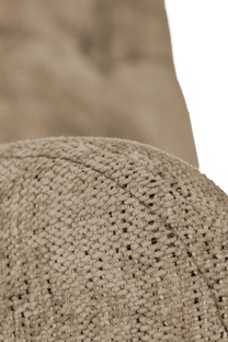 FLORES swivel armchair, light brown