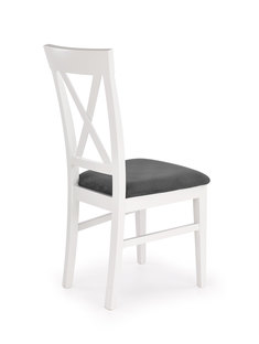 BERGAMO krzesło biało-popielate (1p=2szt)