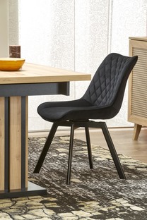 LAMELLO extension table, artisan oak / black