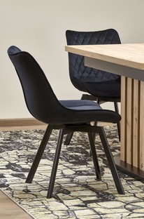 LAMELLO extension table, artisan oak / black