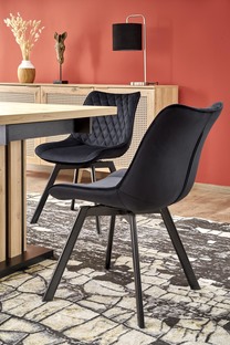 LAMELLO extension table, artisan oak / black