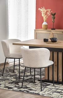 LAMELLO extension table, artisan oak / black