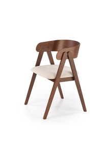 K562 chair, walnut / light beige