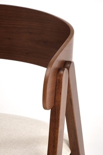 K562 chair, walnut / light beige