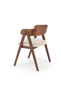 K562 chair, walnut / light beige