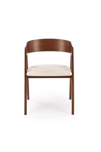 K562 chair, walnut / light beige