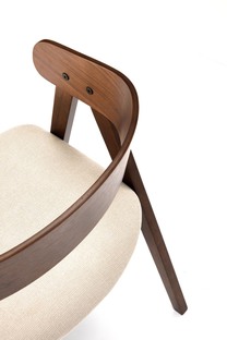 K562 chair, walnut / light beige