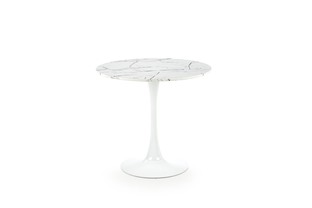 DENVER table, color: top - white marble, legs - white