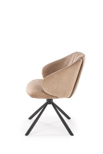 K533 chair, black / cappucino
