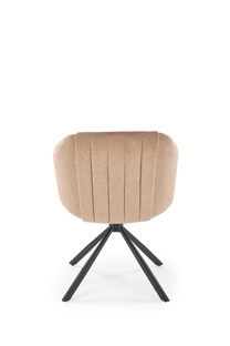 K533 chair, black / cappucino