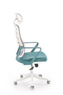 VESUVIO 2 office chair, turquoise / white