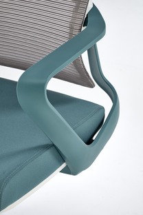 VESUVIO 2 office chair, turquoise / white