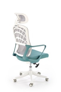 VESUVIO 2 office chair, turquoise / white