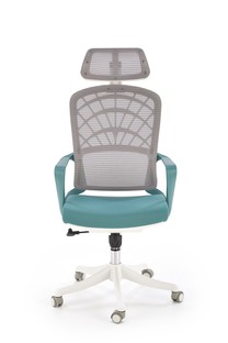 VESUVIO 2 office chair, turquoise / white