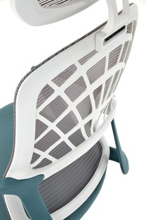 VESUVIO 2 office chair, turquoise / white