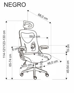 NEGRO office chair, black