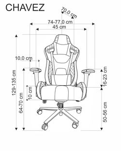 CHAVEZ office chair, black