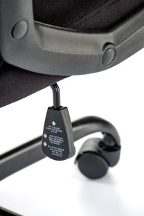 JENSEN office chair, black / grey / red