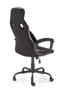 JENSEN office chair, black / grey / red