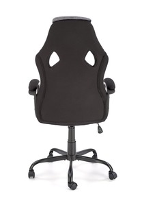 JENSEN  office chair, black / grey / red