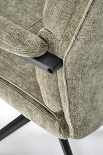 ADRIANO leisure chair color: olive #77