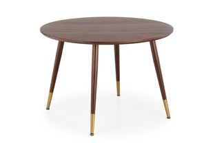 DOMENICO table walnut/gold