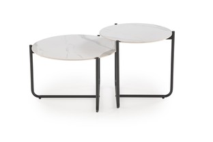 ACUNA S ława blat biały marmur