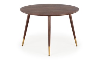 DOMENICO table walnut/gold