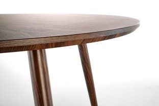 DOMENICO table walnut/gold