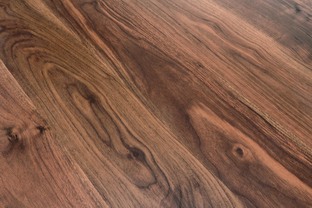 DOMENICO table walnut/gold