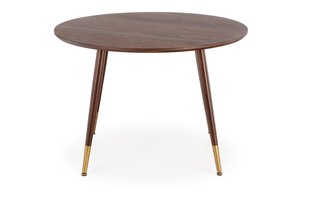 DOMENICO table walnut/gold