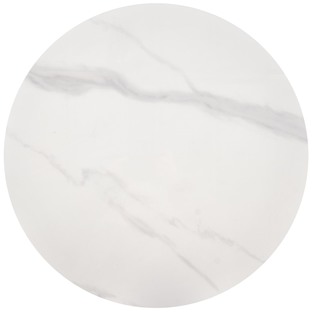 TALBI ława biały marmur / biały / złoty