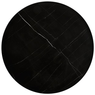 JULIETA set of 2 c. tables, black marble / black