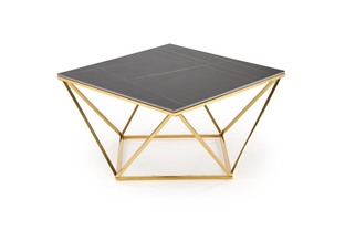 FELICIA coffe table, black marble / gold