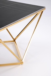 FELICIA coffe table, black marble / gold