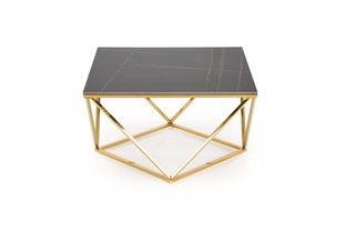 FELICIA coffe table, black marble / gold