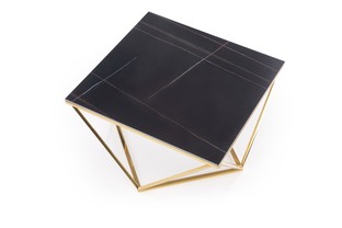 FELICIA coffe table, black marble / gold