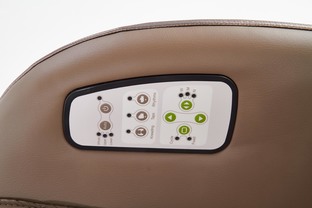DOPIO massage chair, color: brown / beige