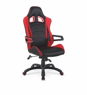 DORADO fotel czarno-czerwony
