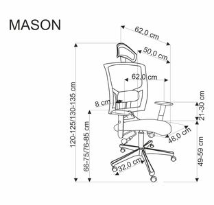 MASON office chair black
