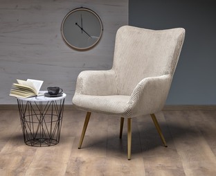 AMARO leisure chair, cream