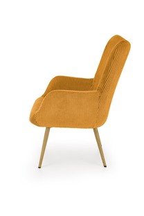 AMARO leisure chair, mustard