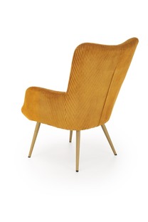 AMARO leisure chair, mustard