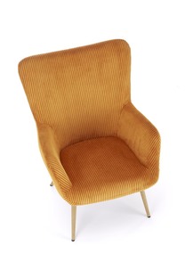 AMARO leisure chair, mustard