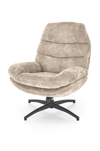 DARIO leisure chair, with stool, beige